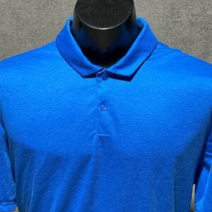Nike Men's Vibrant Blue Polo Shirt